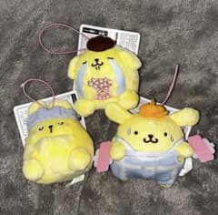 ポムポムプリン プリンのハッピールーティン マスコット コンプセットのサムネイル