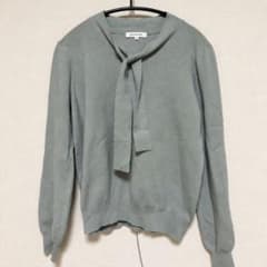NATURAL BEAUTY BASIC ボウタイニット 長袖 Mのサムネイル