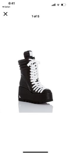 【新品】YELLO PERFORATION SHORT BOOTS 厚底 ブーツ YELLOの厚底ショートブーツで個性的なコーデを楽しもう