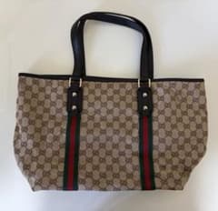 ゆ*う様 【新着】 GUCCIキャンバス トートバッグ - メルカリ