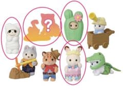 シルバニアファミリー 赤ちゃんアドベンチャーシリーズ4点のサムネイル
