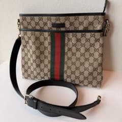 GUCCI グッチ GG柄 ショルダーバッグ シェリーライン 訳ありのサムネイル
