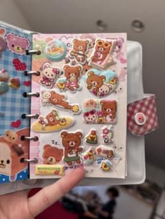 リラックマ シール ぷっくりシール ボンボンドロップシール ぷにぷに