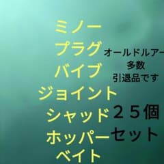 引退品　大量）　ジョイント　メタル　ホッパー　ミノー　ベイト　シャッド　25個 引退品 大量） ジョイント メタル ホッパー ミノー ベイト シャッド 25