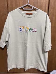 iDea 刺繍オーバーサイズTシャツ ライトグレーのサムネイル