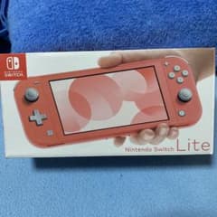 任天堂switch lite ピンクコーラル　美品のサムネイル