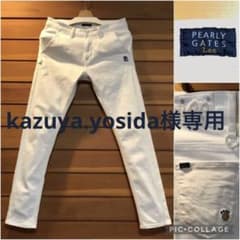 PEARLY GATES×Lee ストレッチホワイトジーンズ サイズ:4のサムネイル