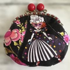 ロラライハリスMasqueradeがま口ポーチハンドメイド - メルカリ