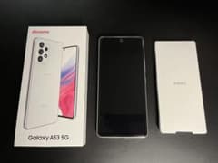 Galaxy A53 5G オーサムホワイト 128 GB docomoのサムネイル
