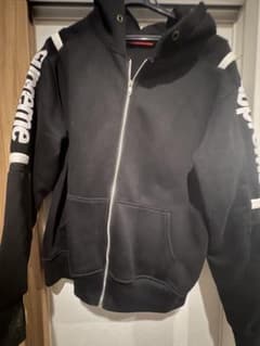 Supreme ジップアップパーカー ブラック XXLのサムネイル