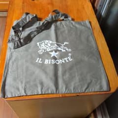 IL BISONTE キャンバストートバッグ グレーのサムネイル