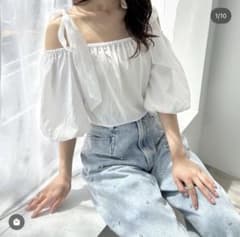 Heather リボンバルーンブラウスのサムネイル