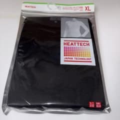 UNIQLO ヒートテック クルーネックT 長袖 ブラック XLのサムネイル