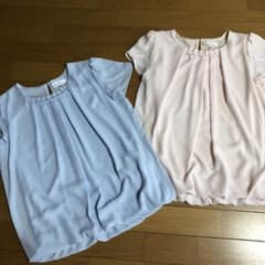 シフォンブラウス半袖　2点セットのサムネイル