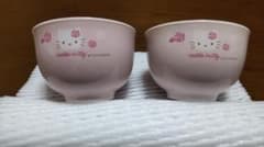 Hello Kitty 湯呑み 2個セット ピンクのサムネイル