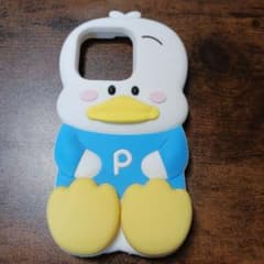 iPhone用 14pro シリコンケース　あひるのペックルのサムネイル