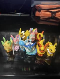 ポケモンキッズ ブイズ 指人形 9体まとめ売り ニンフィアのサムネイル