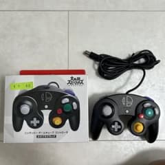 任天堂 ゲームキューブ コントローラー スマブラブラック GCコン #4