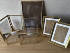 フォトフレーム 写真立て 家具 雑貨 ゴールドのサムネイル