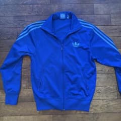 adidas トラックジャケット ブルー トレフォイル 男性も女性も　ストリートのサムネイル