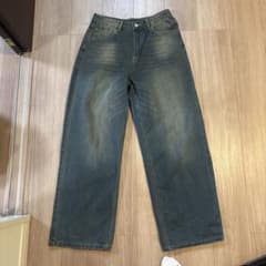 メンズ デニムパンツ ワイドシルエットのサムネイル
