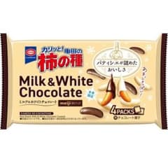 亀田製菓　柿の種 冬季限定　Milk & White Chocolate 4Pのサムネイル