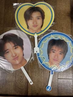 嵐　大野智　うちわ　団扇 3個セット Jr時代　レア　貴重