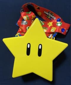 USJ　マリオ　スター　ポップコーンバケット　ポップコーンバケツ　ストラップ付のサムネイル