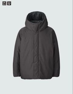 UNIQLO U パフテックボリュームパーカー ダークグレー - メルカリ