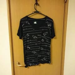 ミントネコ★黒Tシャツのサムネイル