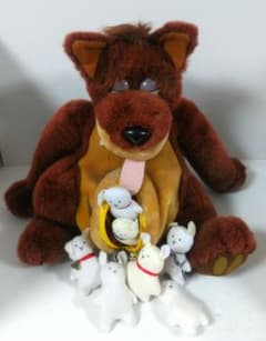 レトロ おおかみと七ひきのこやぎ BIG ぬいぐるみ 当時物 オオカミ ヤギ m82206741889_1.jpg?1727611428