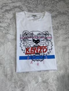 KENZO 타이거 로고 T 셔츠 화이트