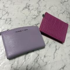 CHARLES & KEITH カードケース ZARA 二つ折り財布 2点セットのサムネイル