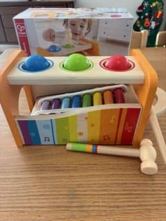 【美品】Hape 知育玩具　パウンド アンド タップベンチ