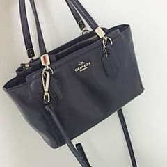 美品＊COACH＊バック#ネイビー#お値下げしましたのサムネイル