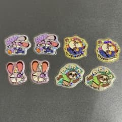 【おすそ分け】ズートピア　フレークシール 8枚セットのサムネイル
