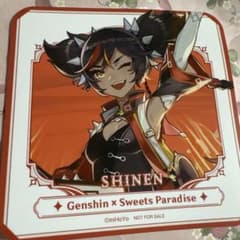Genshin x Sweets Paradise SHINEN 코스터