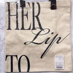 R　herlipto HLT Flat Logo Tote2点 Herlipto HLT Flat Logo Tote monotone ② - メルカリ