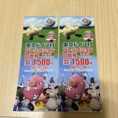東京ドイツ村　回数券　2300円分のサムネイル