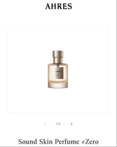 AHRES 香水 Sound skin perfume Zero 50㎖ 美品 - メルカリ