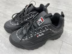 FILA スニーカー　24㎝　ブラック　レディースのサムネイル