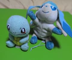 ポケモン ぬいぐるみ ゼニガメ グレイシア 2体セットのサムネイル