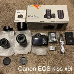 【専用】Canon EOS KISS X9i ズームキット 社外部品付きのサムネイル