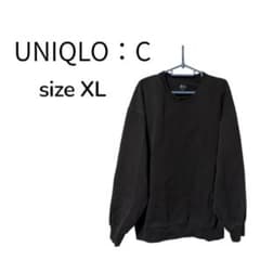 UNIQLO : C スウェット ブラック XLのサムネイル