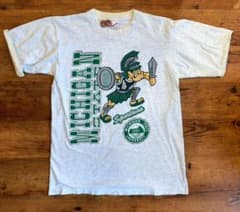 90s USA製 Michigan State Spartans カレッジTのサムネイル