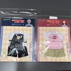 名探偵コナン くまめいと 喫茶ポアロ エプロン 安室透　榎本梓2点セットのサムネイル
