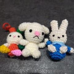 あみぐるみ 3点セット ハンドメイド - メルカリ