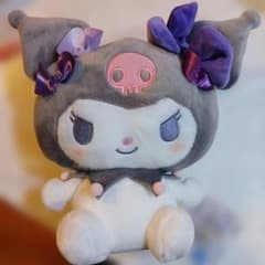 サンリオ［新品美品］クロミ リボンがいっぱいBIGぬいぐるみ パープル