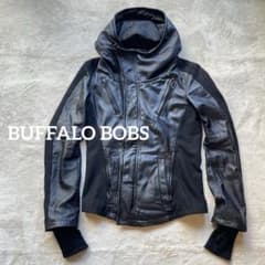 BUFFALO BOBS 羊革 シープスキン 切替 レザージャケット Y2K - メルカリ