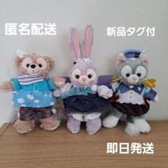 東京ディズニーシー ダッフィー＆フレンズ ぬいぐるみバッジ3種【バラ売可】